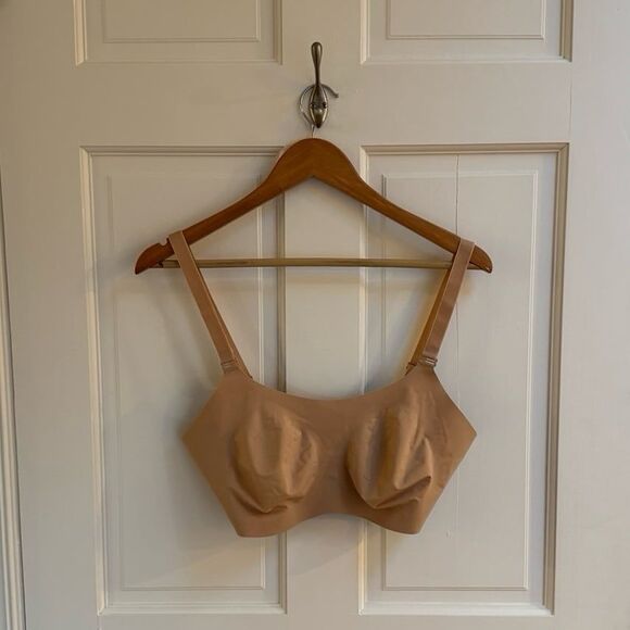 Knix Evolution Reversible Wire-Free Bra in Nude/Heathered Grey Size 7 - Picture 4 of 7